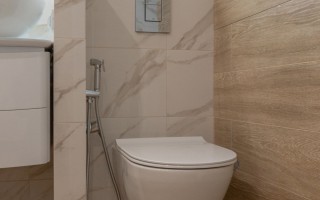 Пример готовой ванной комнаты от РемСтройПрестиж. Вид 2