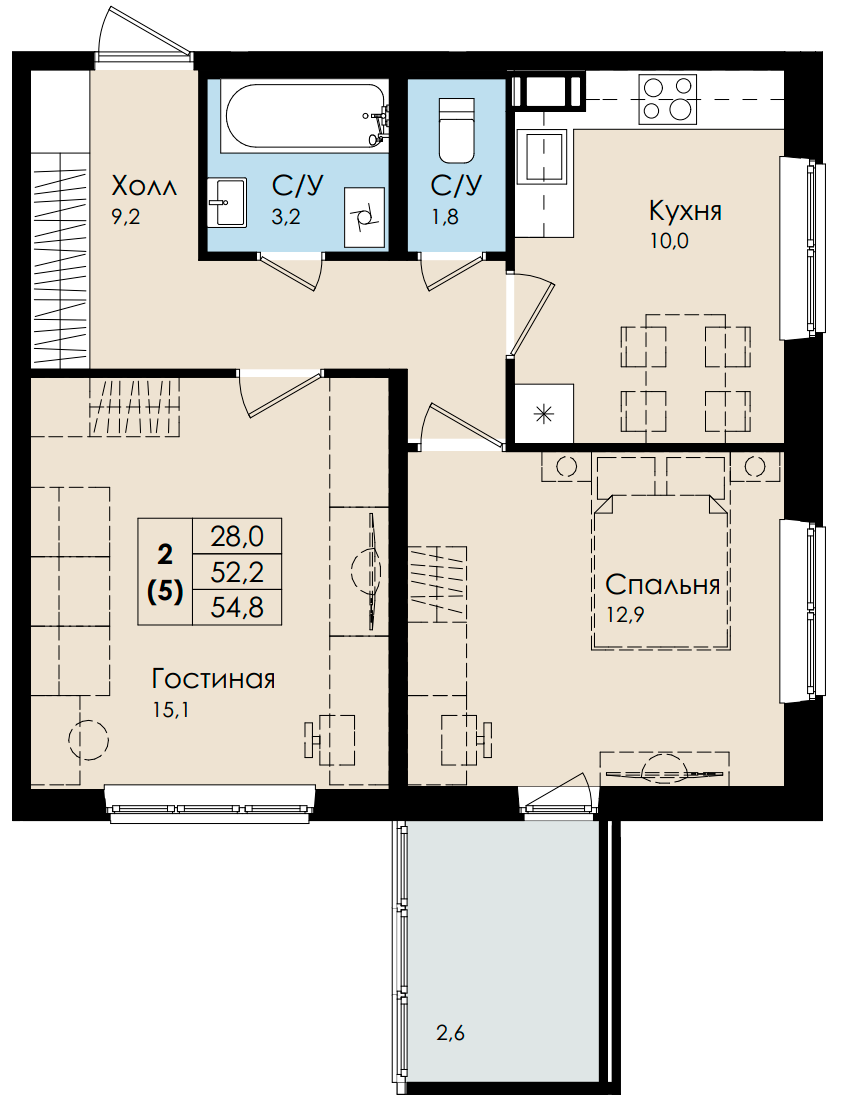 План квартиры №328
